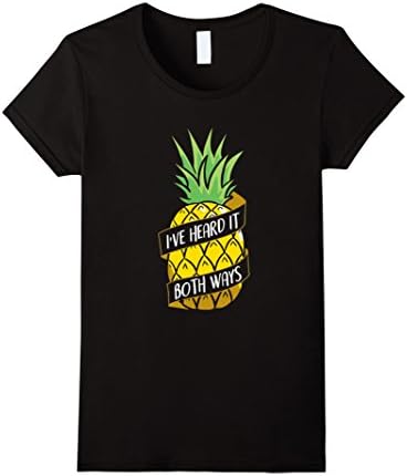 Womens I've Heard It Both Ways Psych t shirt Small Black