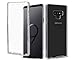 Casetego Compatible with Note 9 Case,360 Full Body Two Piece Slim Crystal Transparent Case with Built-in Screen Protector for Samsung Galaxy Note 9,Clear