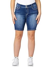 Wallflower dama Juniors MÁS TAMAÑO Delicioso Curvy adornado Bermudas pantalones cortos