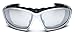 Oversized Choppers Men's Sport Padded Motorcycle Bikers Sunglasses SILVER MIRROR