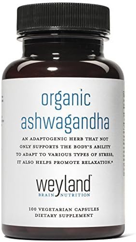 Weyland: Organic Ashwagandha (100 Vegetarian Capsules) by Weyland Brain Nutrition