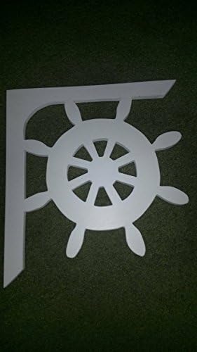 Ships Wheel Mailbox Bracket