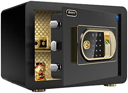 Safety Fingerprint Safe Home Security All Steel Safe Office Small Steel Password Safe Deposit Box Valuables Safe Deposit Box Double Alarm Anti-fingerprint Copy Safes