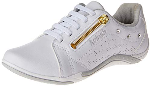 tênis kolosh zíper lateral laser feminino