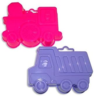Wader Truck and Train Engine Sand Moulds by Polesie Wader