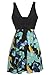 Sexyin Women's One Piece Swimdress Plus Size Swimwear Push up Boxers Bathing Suit