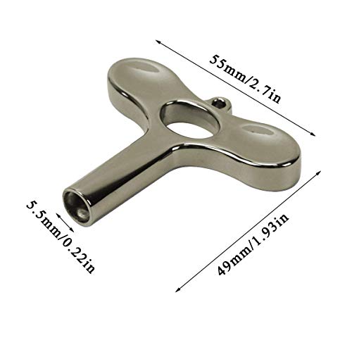 1 Pcs Continuous Motion Speed Key Universal Drum Tuning Key Percussion Drum Hardware Tool and 1 Pcs Drum Square Drive Wrench Drum Key(Bronze)