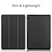 xindayi Huawei MediaPad T5 10 Case - Ultra Slim Tri-Fold Leather Smart-Shell Stand Cover for Huawei MediaPad T5 10.0 Inch (Black)
