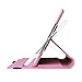 Fintie Case for iPad Air 2-360 Degree Rotating Stand Smart Protective Case Cover with Auto Sleep/Wake Feature for iPad Air 2, Pink