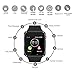 Aeifond Smart Watch - Fitness Tracker Watch Touchscreen Bluetooth Smartwatch Wrist Watch with Camera Pedometer SIM TF Card Slot Compatible Samsung Android iPhone iOS Men Kids Women (Black)