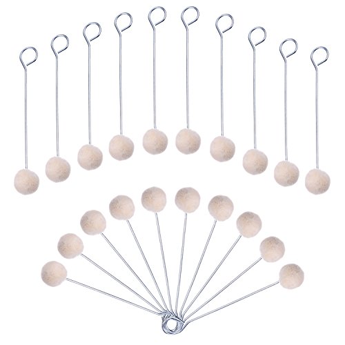 Outus pack of 20 wool daubers swab with metal handle fo…