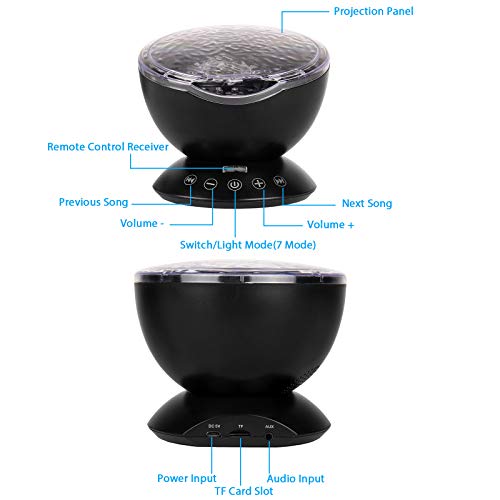 Semlos-Ocean-Wave-Projector-Remote-Control-Night-Light-with-Built-in-TF-Card-Slot-Music-Player-and-Timing-Function-Projection-Lamp-for-Kids-Bedroom-Bathroom-Living-Room-Black