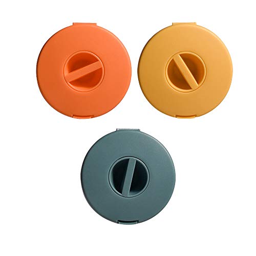 3 Pieces Earbud Organizer, Round Headphone Cord Organizer, Retractable