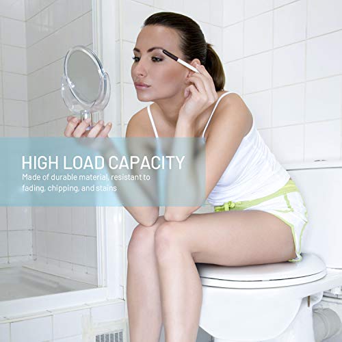 Elongated Toilet Seat, TACKLIFE DBTS03S Quiet Close Toilet Seat with