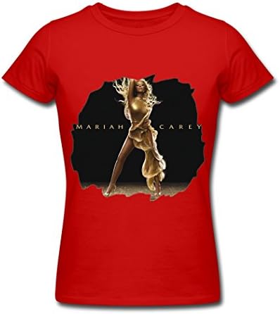 Mariah-Carey Poster2016 T shirts for women Red XL