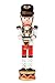 Clever Creations White Drummer Nutcracker Festive Traditonal Christmas Decor | Perfect for Shelves and Tables | Perfect for Any Collection | 100% Wood | 7