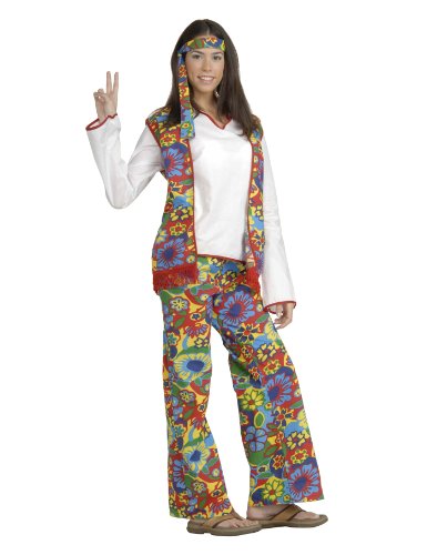 Forum Hippie Dippie Chick Woman's 60's Costume