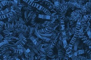 Paper filling material for gifts or decoration, 500 gr dark blue
