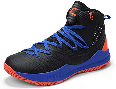 GJRRX Men's Basketball Shoes Performance Shock Absorption Basketball Boots Trainer Sneakers 39-45
