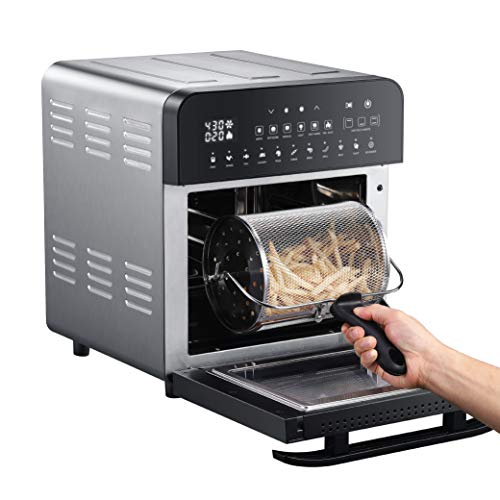 GoWISE USA 14.7Quart Air Fryer Grill with Dual Heating Elements & Oven