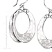 Silpada 'Broad Hoop' Drop Earrings in Hammered Sterling Silver