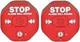 Safety Technology International, Inc. STI-6400 Exit Stopper Multifunction Door Alarm, Helps Prevent Unauthorized Exits or Entries Through Emergency Doors (Тwo Рack)