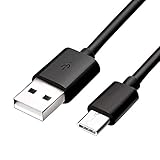 Two (2) OEM Samsung USB-C Data Charging Cables for Galaxy S9/S9 Plus/S8/S8+/Note8 - Black EP-DG950CBE- Bulk Packaging + Free Mini Stylus (Renewed)