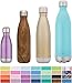 Simple Modern Stainless Steel Vacuum Insulated Double-Walled Wave Bottle, 25oz - Glimmering Gold - Shimmering Collection