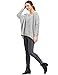 ROMWE Women's Basic Long Sleeve V-Neck Knit Loose Casual Oversized Sweater