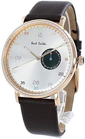 Amazon ポールスミス Paul Smith メンズ シャンパンゴールド ブラウンレザー 日付カレンダー Ps 腕時計 並行輸入品 メンズ腕時計 腕時計 通販