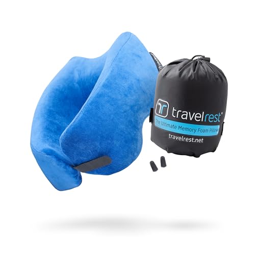 TRAVELREST Nest Memory Foam Travel Pillow/Neck