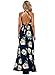 FFLMYUHULIU Women's Sexy Split Floral Off-Shoulder Beach Party Maxi Dress