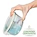 PrepNaturals 5 Pack Glass Food Storage Containers with Lids - Leakproof Glass Meal Prep Containers - Bento Box for Lunch - Dishwasher, Microwave, Oven & Freezer Safe (Multi-Compartment)