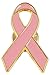 Juvale Breast Cancer Awareness Lapel Pins Featuring Pink & Hope Ribbons for Charity Recognition at Public Events, Fundraisers, Survivor Campaigns - 1.2 x 0.6 Inches, Pack of 24