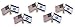 American Flag x Israel Flag Enamel Lapel Pin (1 Pin)