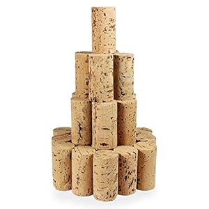 Tuuters 100 knutselkurken, medicijnkurken, wijnkurk, lengte = 45 mm, ⌀ = 24 mm ✪ speciale items ✪
