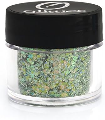 Minty Fresh - Holographic & Matte Chunky Mixed Glitter ✶ COSMETIC GRADE ✶ Festival Body Glitter, Makeup, Face, Hair, Lips, Nails - (10 Gram)