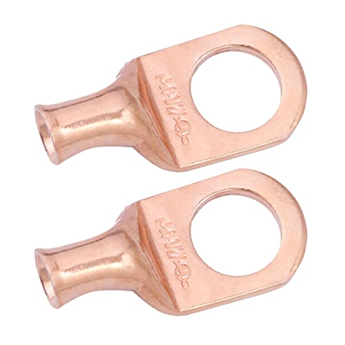 SELTERM 2pcs 6 AWG 1/2" Stud Copper Wire