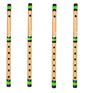 SG Musical Bamboo Indian Classical Musical Professional G+A+C+B Scale 4pcs set Natural Bamboo Flute Bansuri GHB01