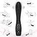 G-Spot Vibrator Rechargeable Dildo 9 Vibrations for Clitoral Vagina Anal Stimulator Waterproof Stimulator Quiet Bendable Massager Ideal Sex Pleasure Toy for Starters, Women, Couples (Black)