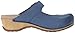 Dansko Women's Martina Mule, Blue Burnished Nappa, 40 M EU (9.5-10 US)
