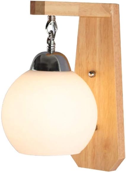 Ybzx Bluemeow Simple Wandleuchte, Creative E27 Lampe Glas Lampenschirm