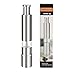 Salt Pepper Grinder Stainless Steel Salt and Pepper Mill Seasoning Mill One Hand Operated Mini Thumb Push Muller for Peppercorns, Sea Salt, Spices