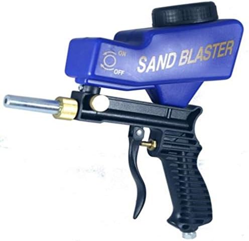 Sandblaster Portable Media Blaster, Sand Blasting Tool Kit Soda Blaster Professional Sand Blasters Media (Yellow)