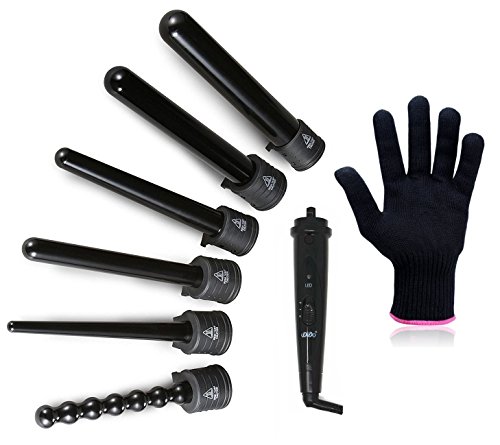 6 in 1 professional curling wand