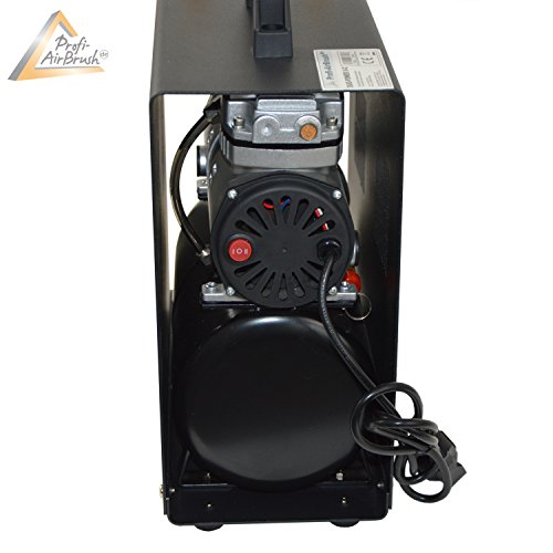 AirBrush Kompressor Duo-Power II-C - Das Airbrush-Kit mit Doppel/Zweizylinder mit Schutzgehäuse für Künstler mit Anspruch, Grundausstattung für jedes Airbrush Set – Bild 3