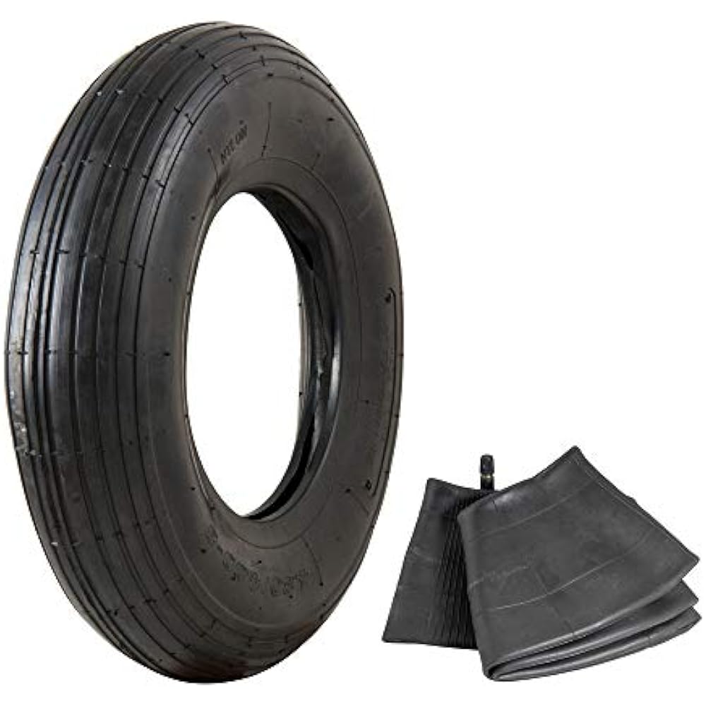 4.80/4.008" Replacement Pneumatic Wheel Tire And Tube Wheelbarrows