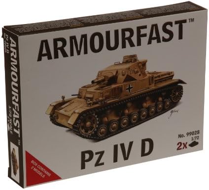 Armourfast Pz IV D Tank (Set of 2), 1/72-Scale