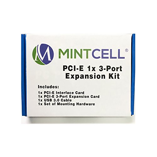 PCI-E-1X-1-to-3-Port-1X-Switch-Multiplier-Expander-HUB-Riser-Expansion-Card-USB-Cable