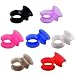 Longbeauty 7 Pairs Thin Silicone Flexible Flesh Tunnel Expander Ear Plug Gauge Earlets 7 Colors
